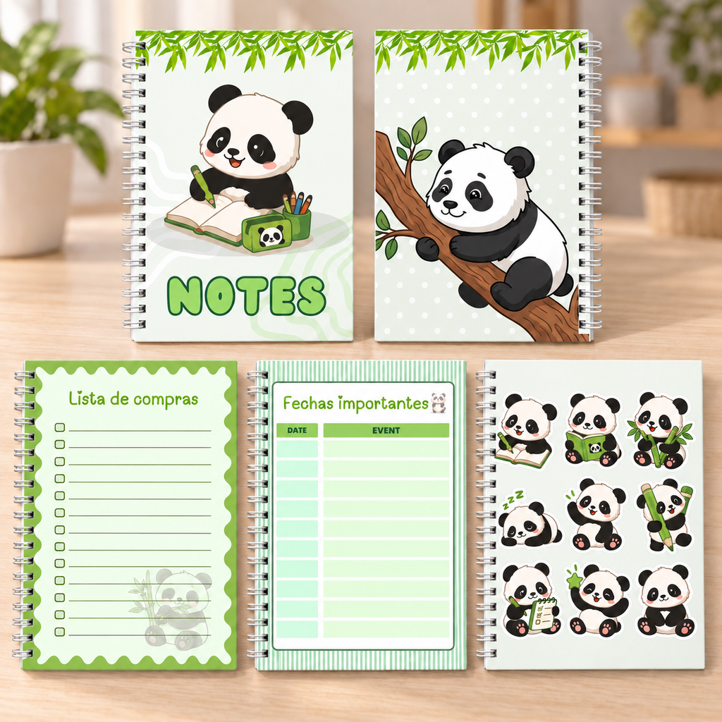 Notes panda kawaii