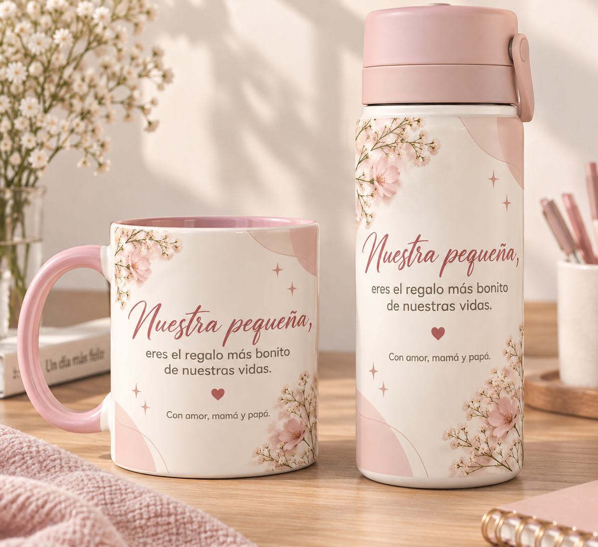 Diseño Digital Personalizado "Nuestra Pequeña" – Descarga Inmediata