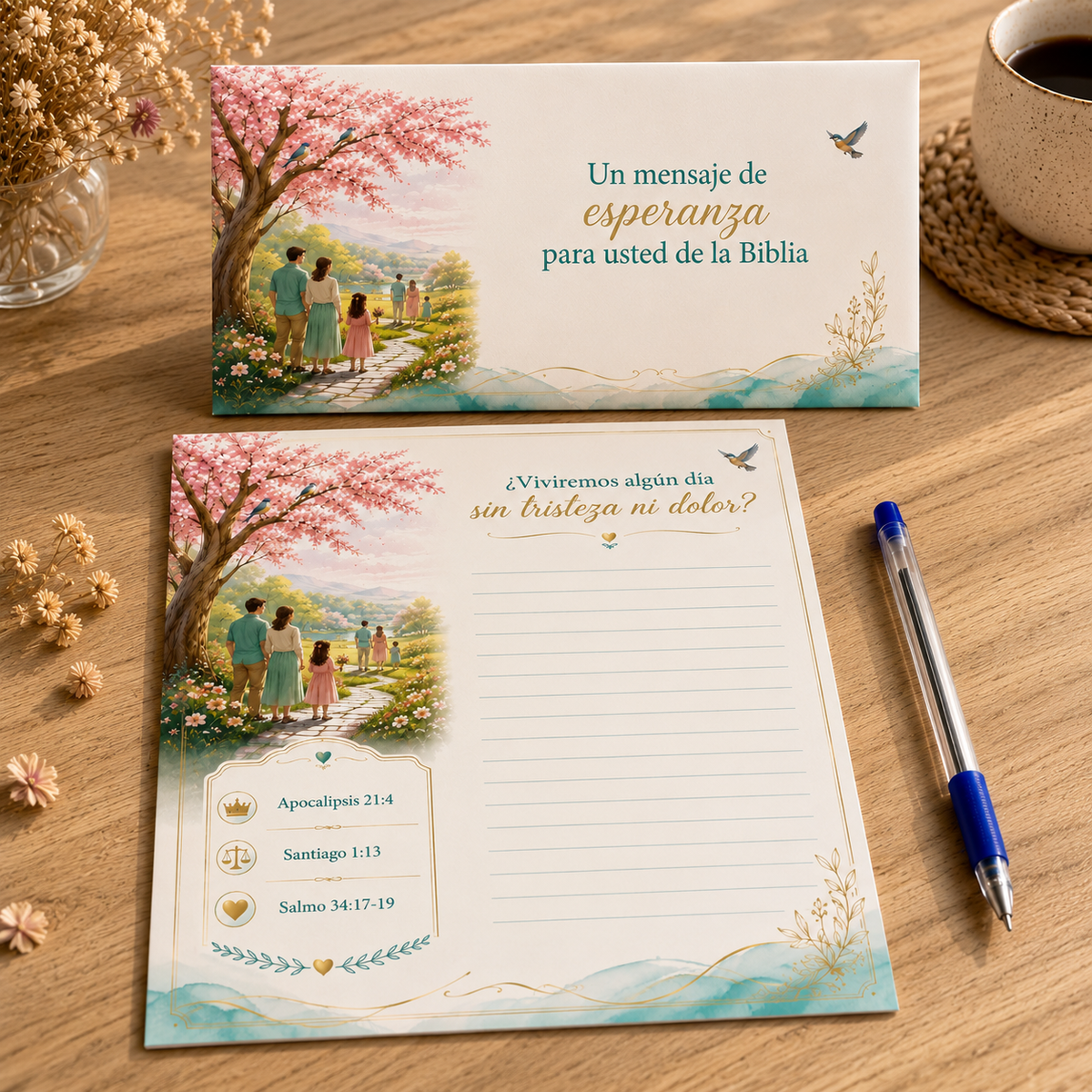 Modelo de Cartas y Sobre – Testigos de Jehová